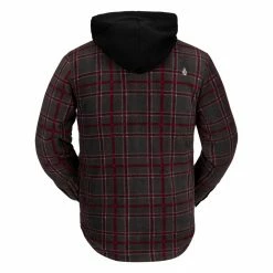 Volcom Mens Field Insulated Flannel Jacket -686 shop unnamed file 3811