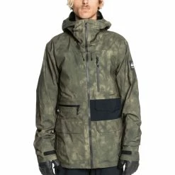 Quiksilver Men's Black Alder Stretch GORE-TEX® Snow Jacket