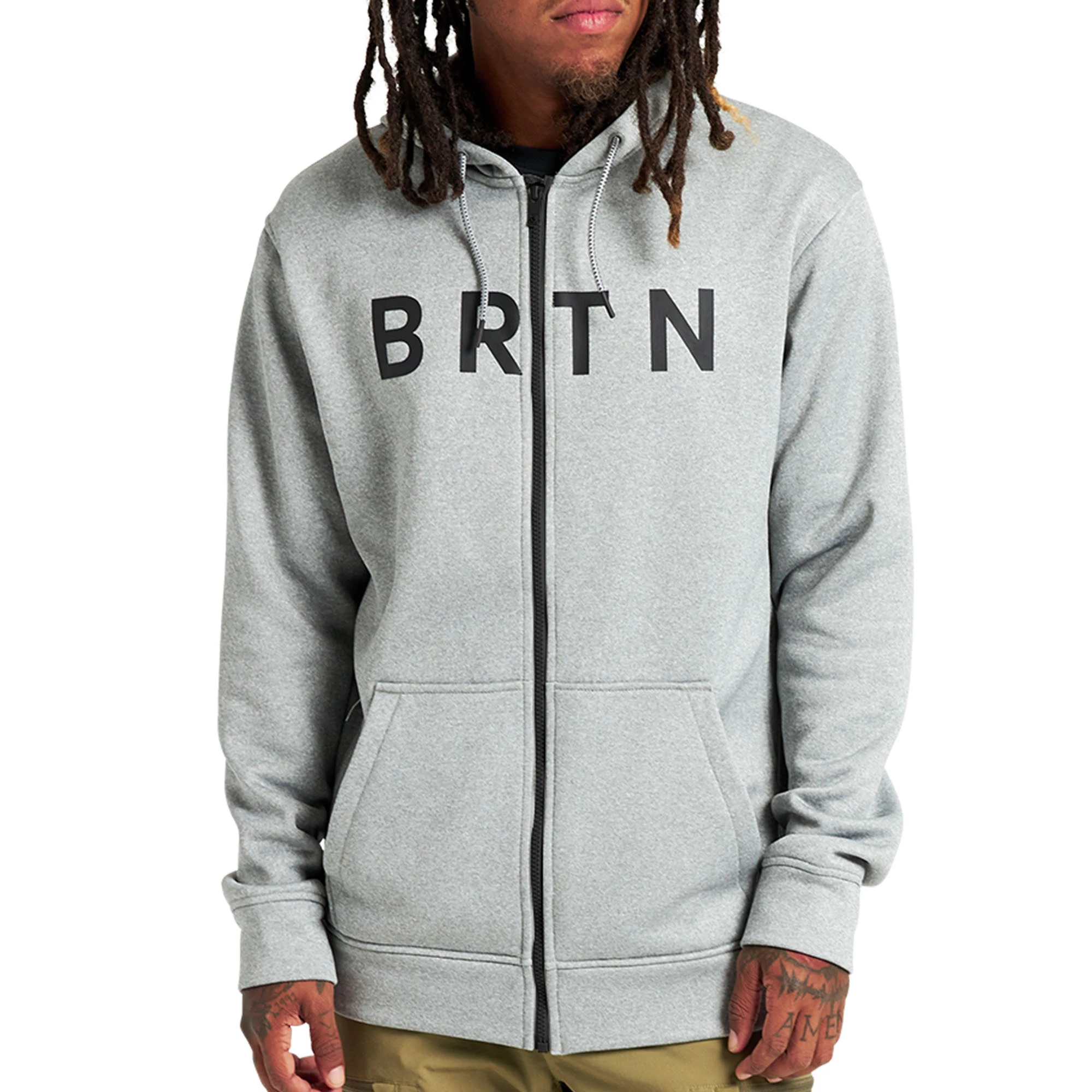 Burton Men's Oak Seasonal Full-Zip Fleece Hoodie 2 Burton Men's Oak Seasonal Full-Zip Fleece Hoodie - Image 2