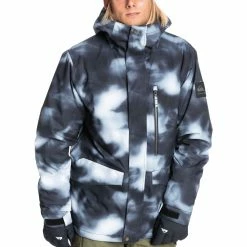 Quiksilver Men's Mission Printed Snow Jacket