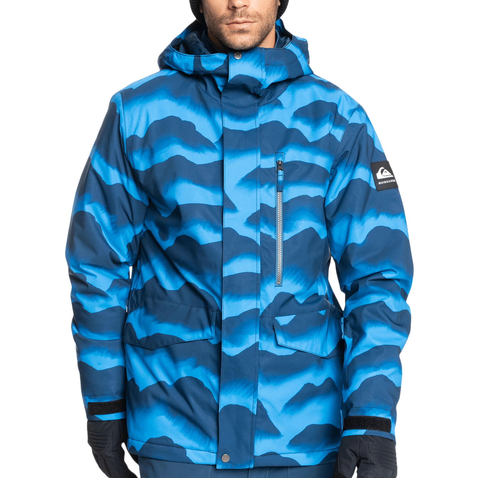 Quiksilver Men's Mission Printed Snow Jacket 3 Quiksilver Men's Mission Printed Snow Jacket - Image 3