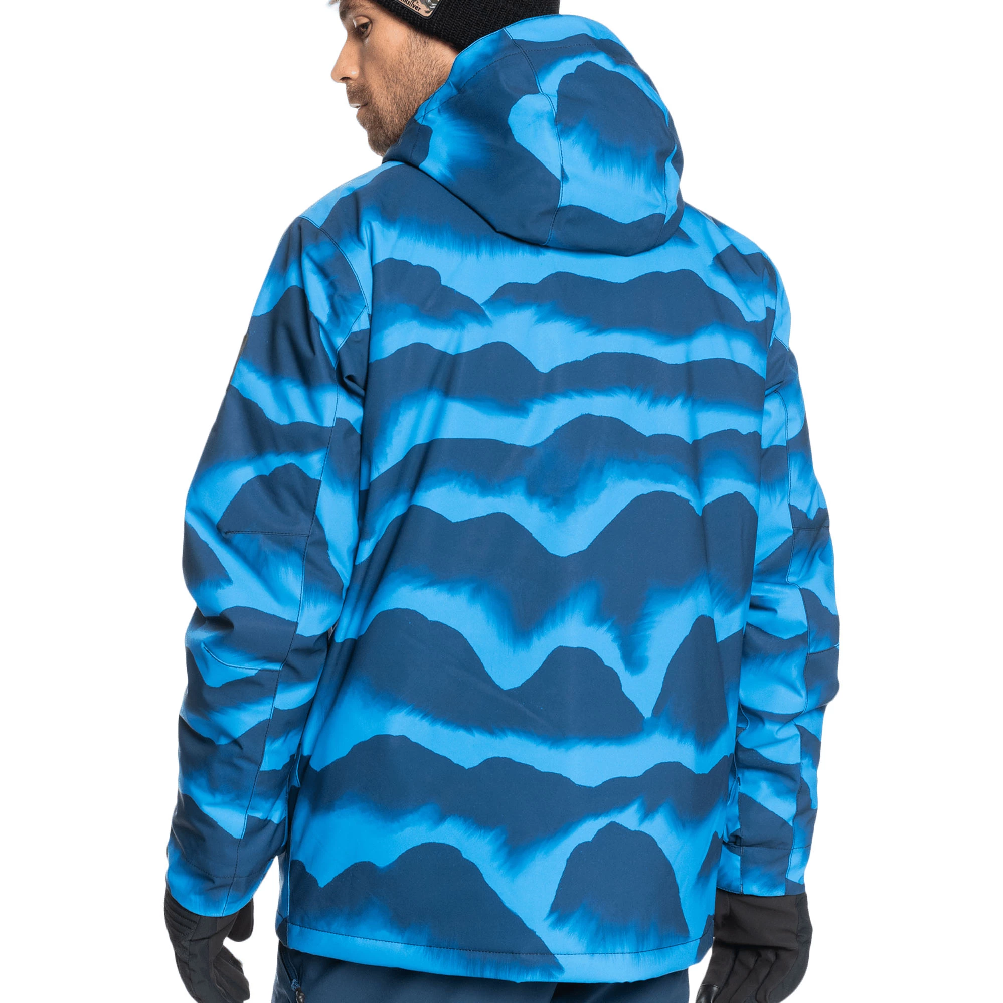 Quiksilver Men's Mission Printed Snow Jacket 4 Quiksilver Men's Mission Printed Snow Jacket - Image 4