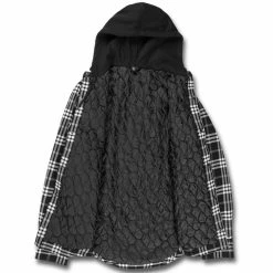 Volcom Men's Field Flannel Insulated Jacket -686 shop unnamed file 4190