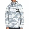 Quiksilver Men's Shredder Water Repellent Camo Hoodie