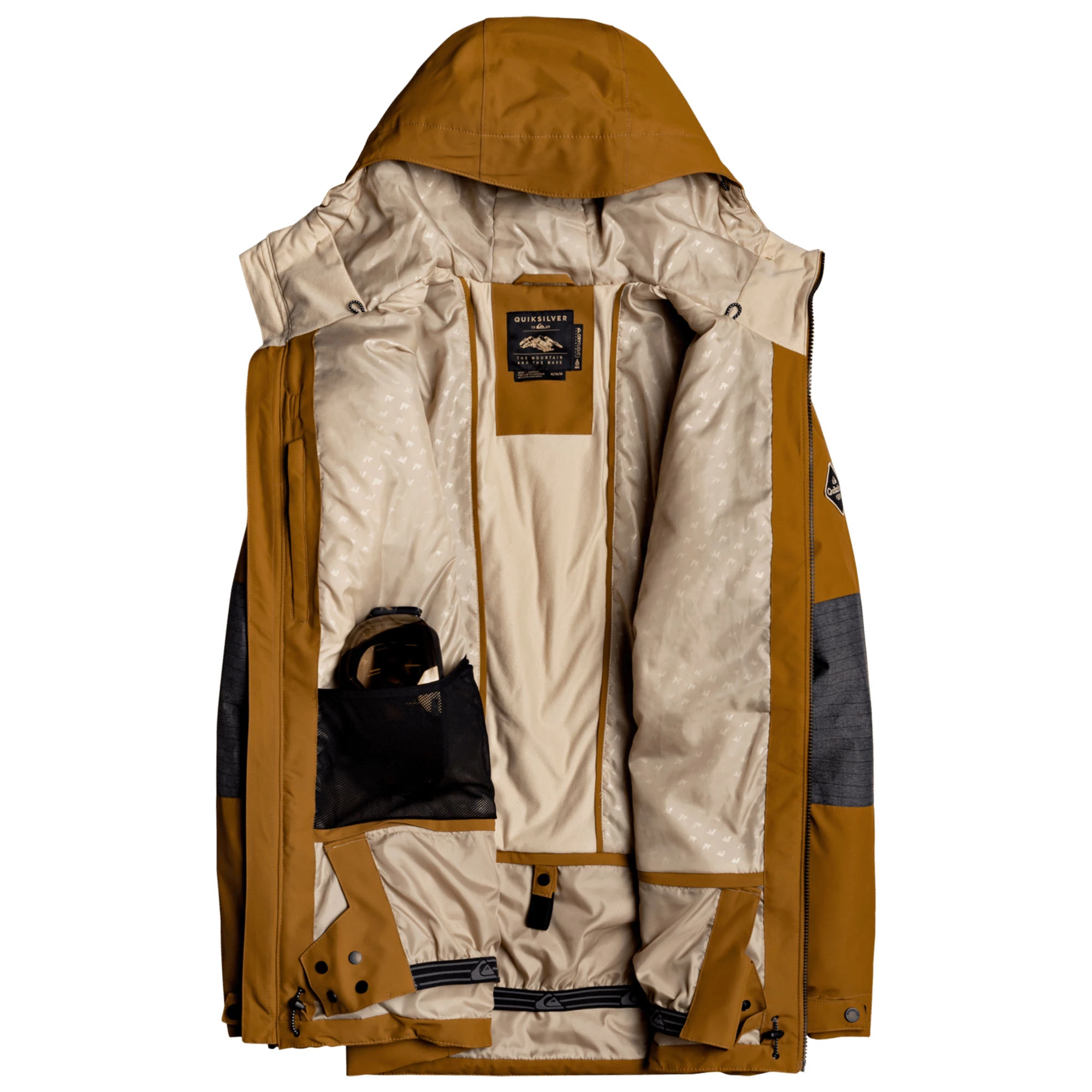 Quiksilver Men's Tamarack Snow Jacket - Navy Blazer 3 Quiksilver Men's Tamarack Snow Jacket - Navy Blazer - Image 3