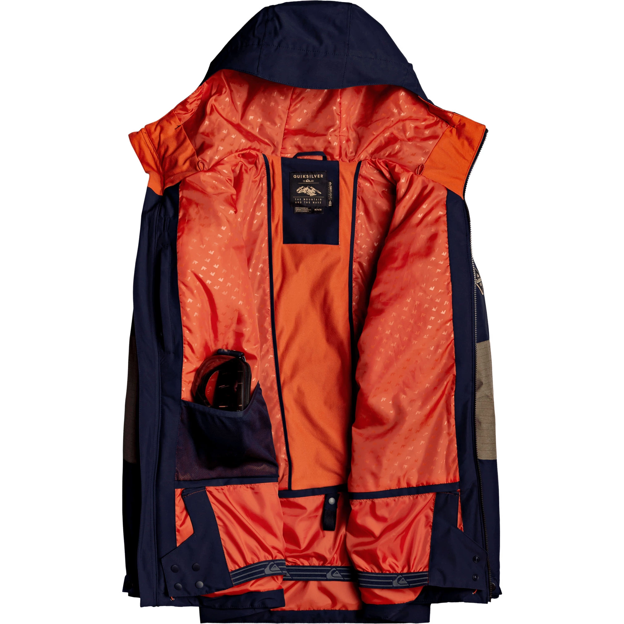 Quiksilver Men's Tamarack Snow Jacket - Navy Blazer 6 Quiksilver Men's Tamarack Snow Jacket - Navy Blazer - Image 6