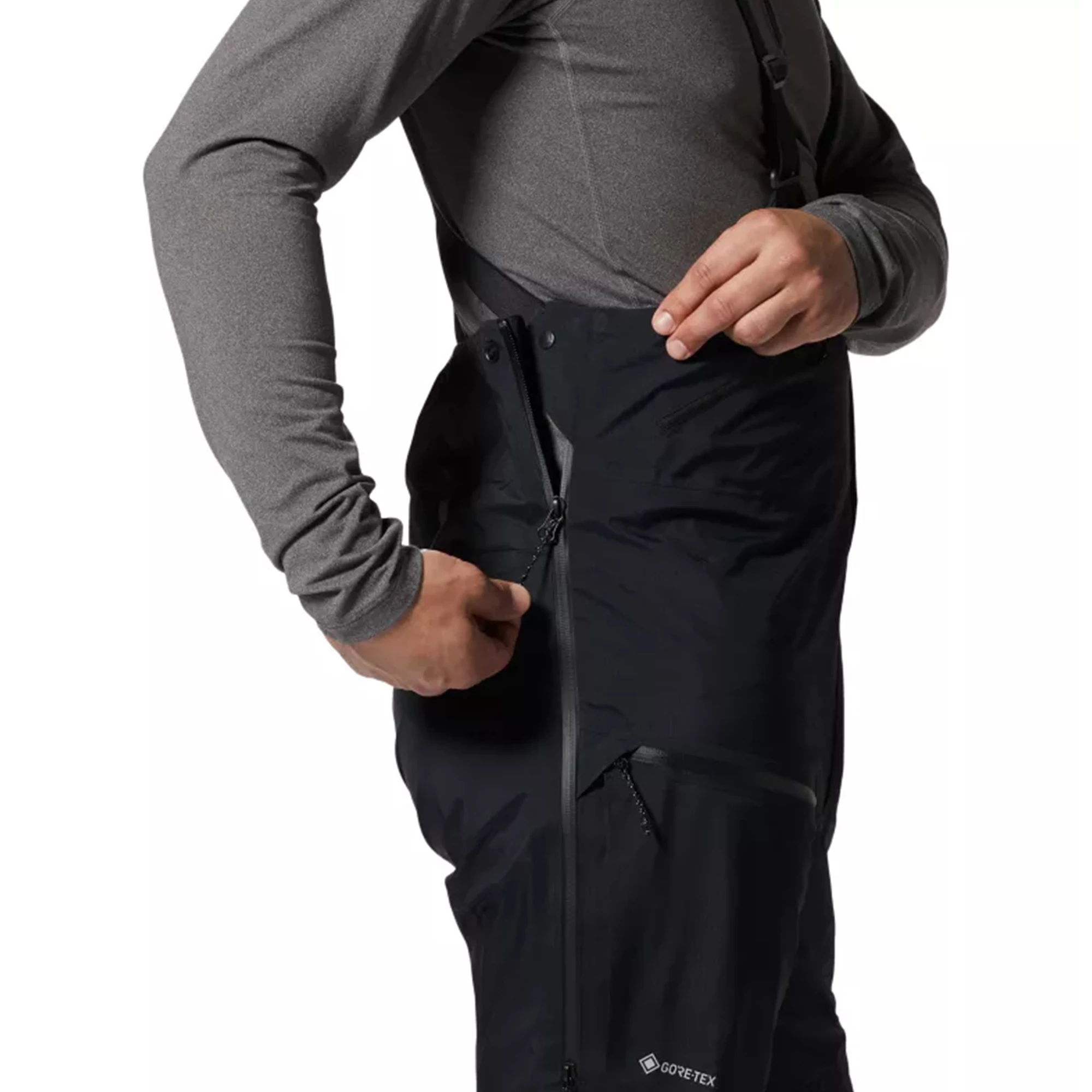 Mountain Hardwear Mens High Exposure™ GORE-TEX® C-Knit Bib 3 Mountain Hardwear Mens High Exposure™ GORE-TEX® C-Knit Bib - Image 3