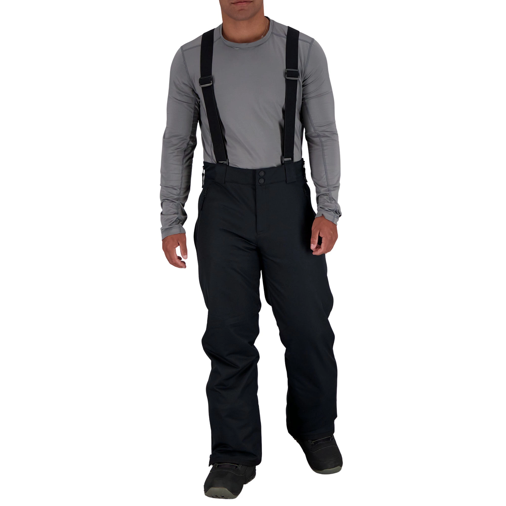 Obermeyer Mens Axiom Full Zip Suspender Pants 1 Obermeyer Mens Axiom Full Zip Suspender Pants