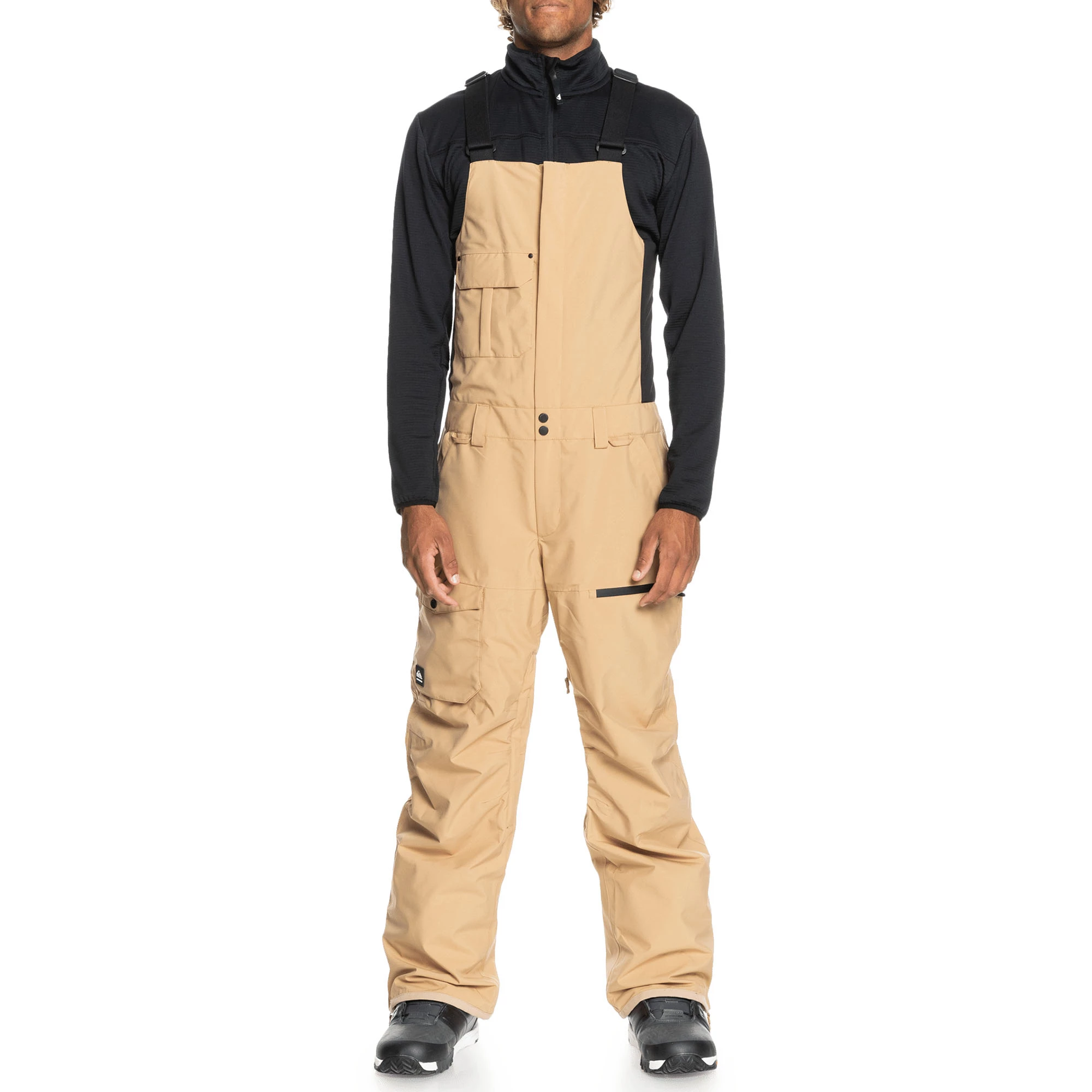 Quiksilver Men's Utility Shell Snow Bib Pants 1 Quiksilver Men's Utility Shell Snow Bib Pants