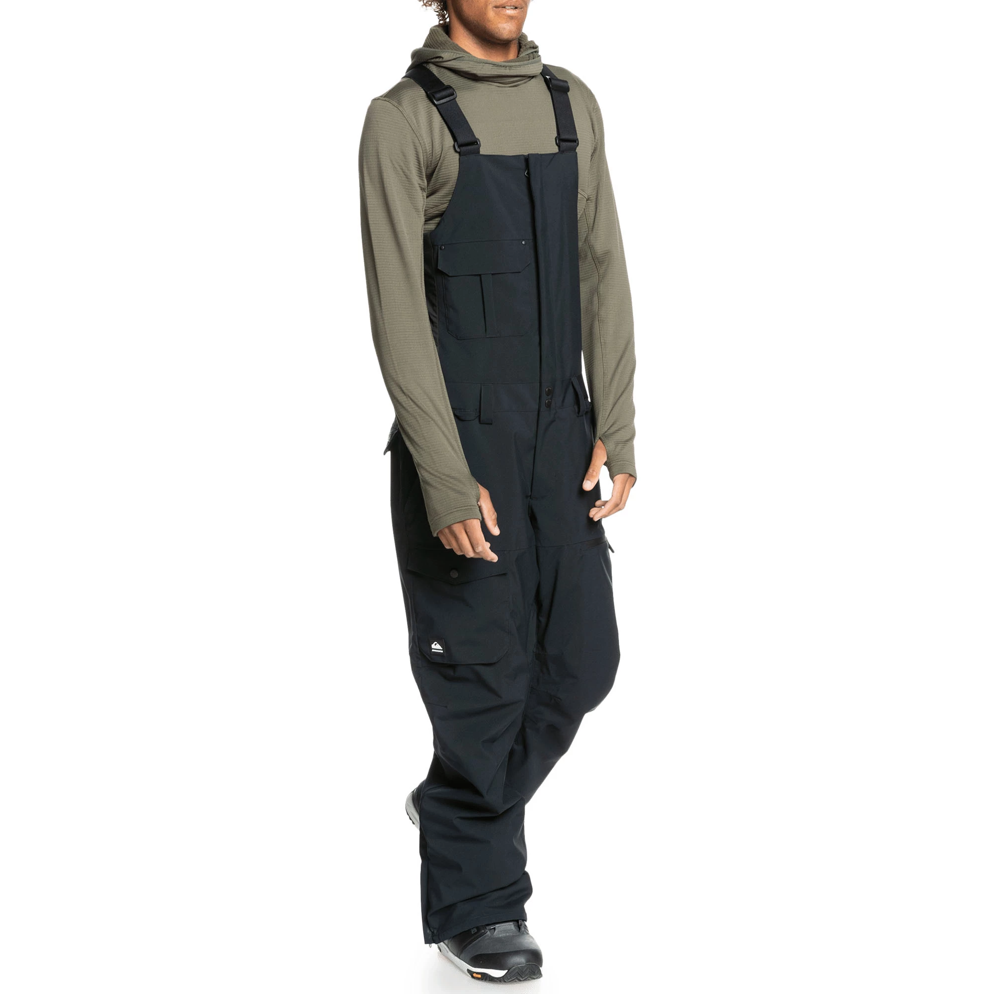 Quiksilver Men's Utility Shell Snow Bib Pants 3 Quiksilver Men's Utility Shell Snow Bib Pants - Image 3