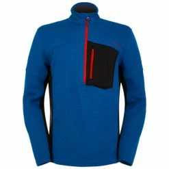 Spyder Mens Bandit Half-Zip Fleece Jacket -686 shop unnamed file 5221