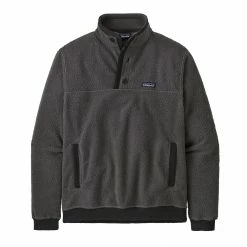 Patagonia Mens Shearling Button Fleece Pullover