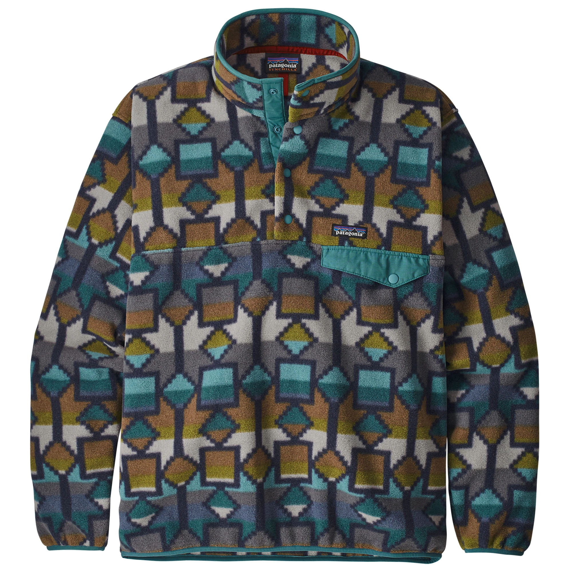 Patagonia Men's Lightweight Synchilla Snap-T Fleece Pullover 3 Patagonia Men's Lightweight Synchilla Snap-T Fleece Pullover - Image 3