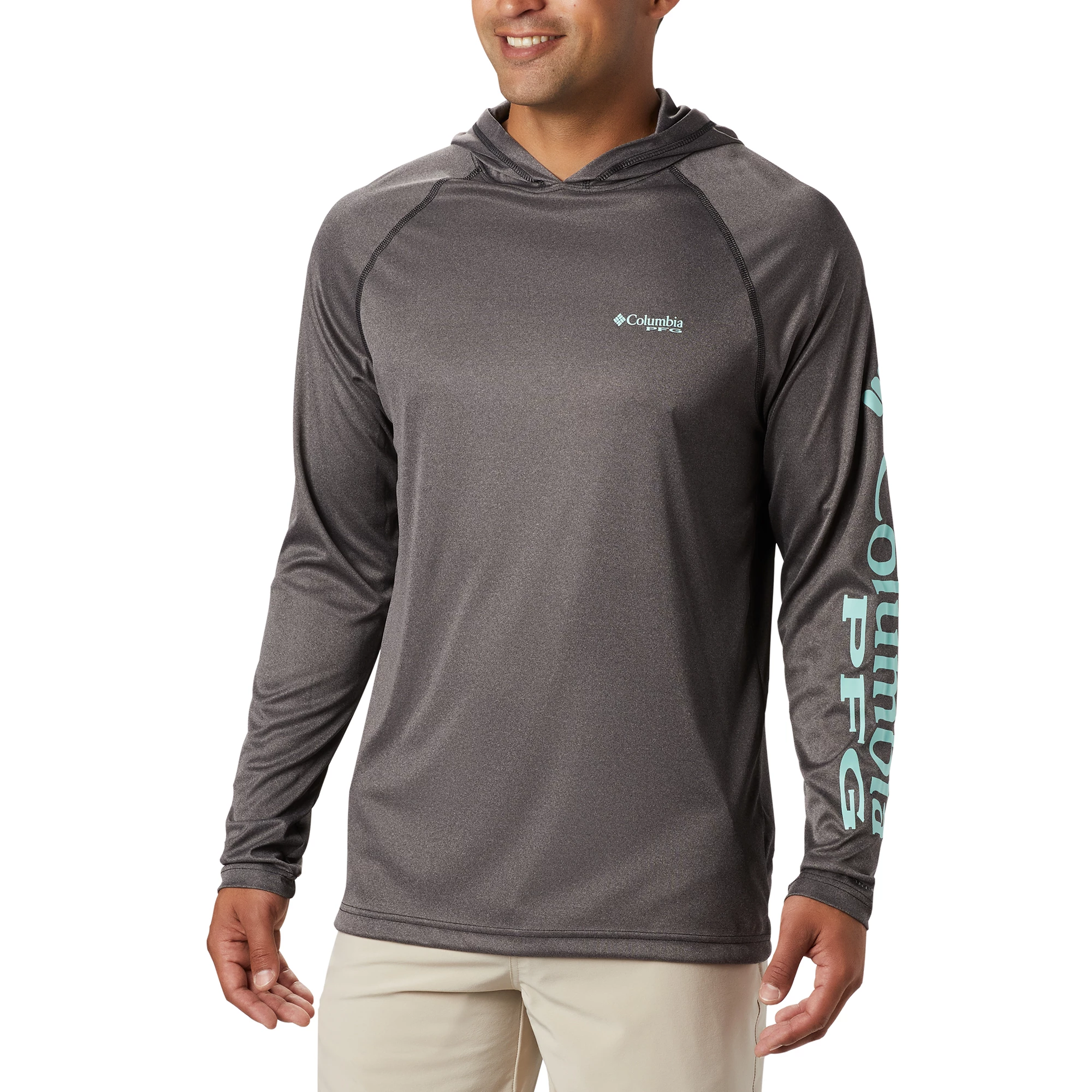 Columbia Mens PFG Terminal Tackle™ Heather Hoodie 11 Columbia Mens PFG Terminal Tackle™ Heather Hoodie - Image 11
