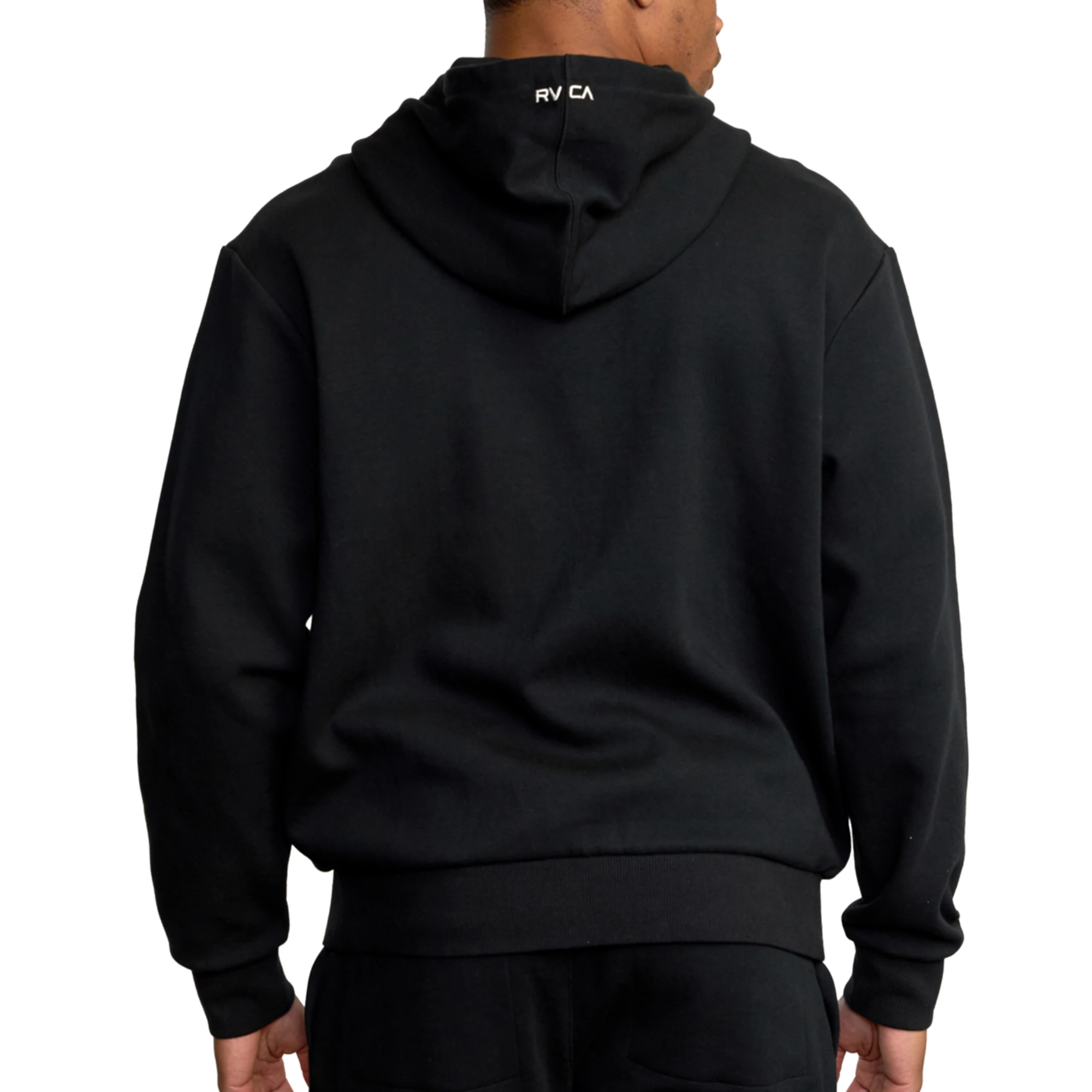 RVCA Mens Tech Fleece Zip-Up Hoodie 2 RVCA Mens Tech Fleece Zip-Up Hoodie - Image 2