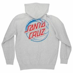 Santa Cruz Men's Vacant Wave Dot Pullover Hoodie -686 shop unnamed file 5577