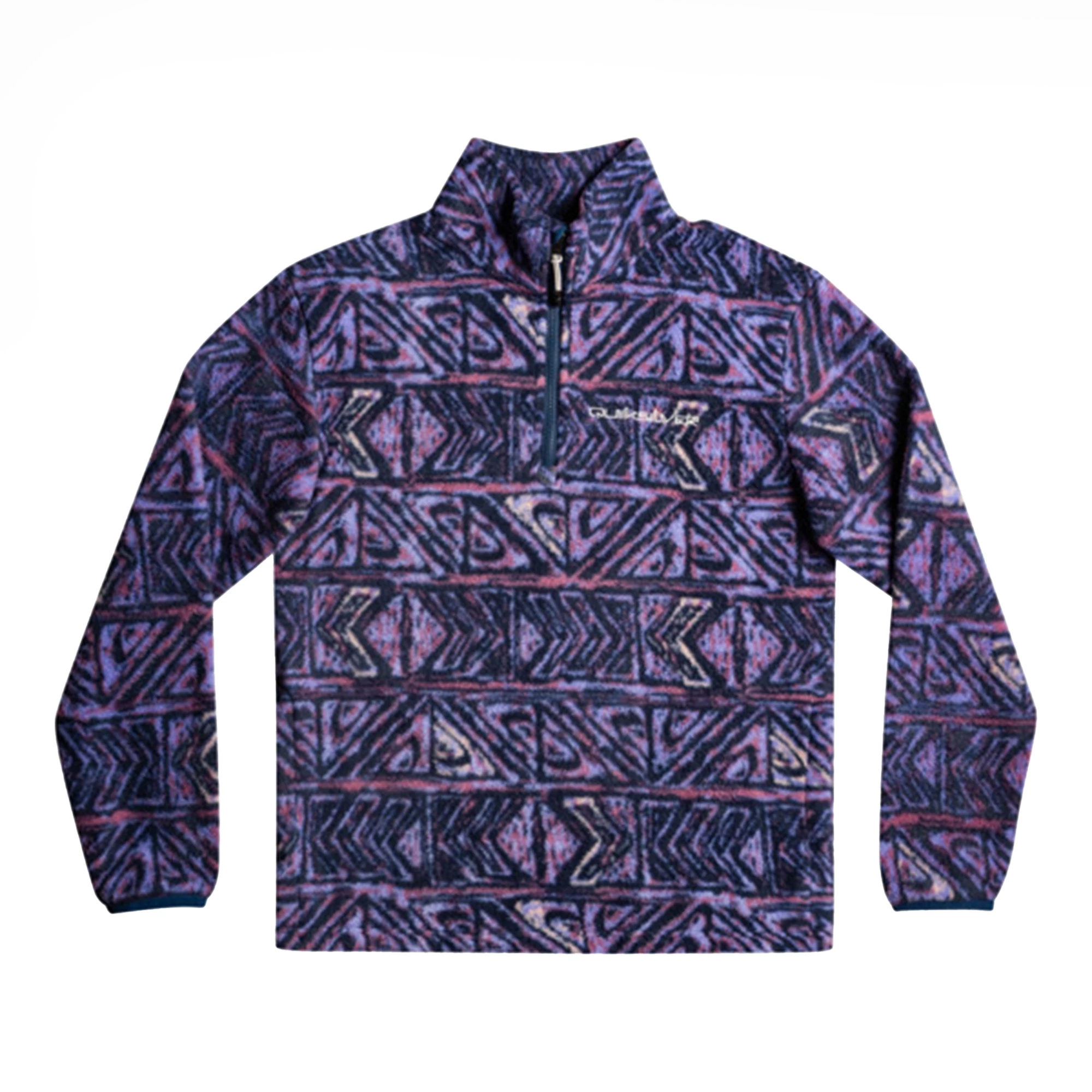 Quiksilver Mens Clean Coasts 1/4 Zip Fleece Pullover 3 Quiksilver Mens Clean Coasts 1/4 Zip Fleece Pullover - Image 3