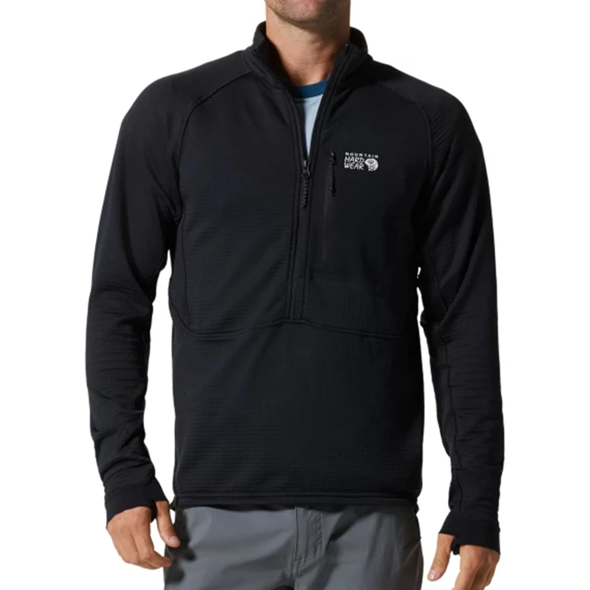 Mountain Hardwear Mens Polartec® Power Grid™ Half Zip Jacket 5 Mountain Hardwear Mens Polartec® Power Grid™ Half Zip Jacket - Image 5