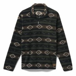 Hurley Mens Mesa Windchill 1/4 Zip Pullover Fleece Jacket