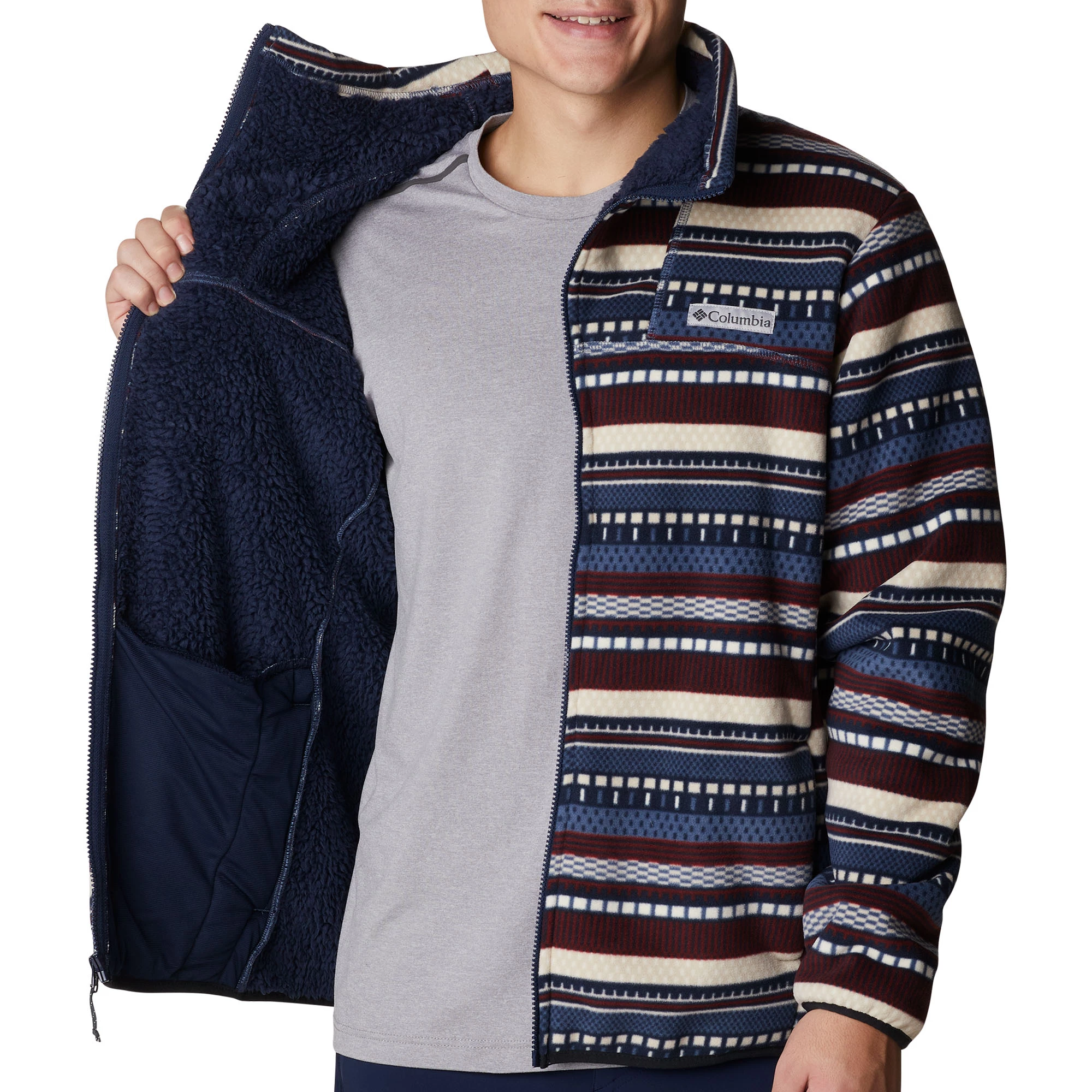 Columbia Mens Winter Pass™ Full Zip Sherpa Fleece Jacket 4 Columbia Mens Winter Pass™ Full Zip Sherpa Fleece Jacket - Image 4