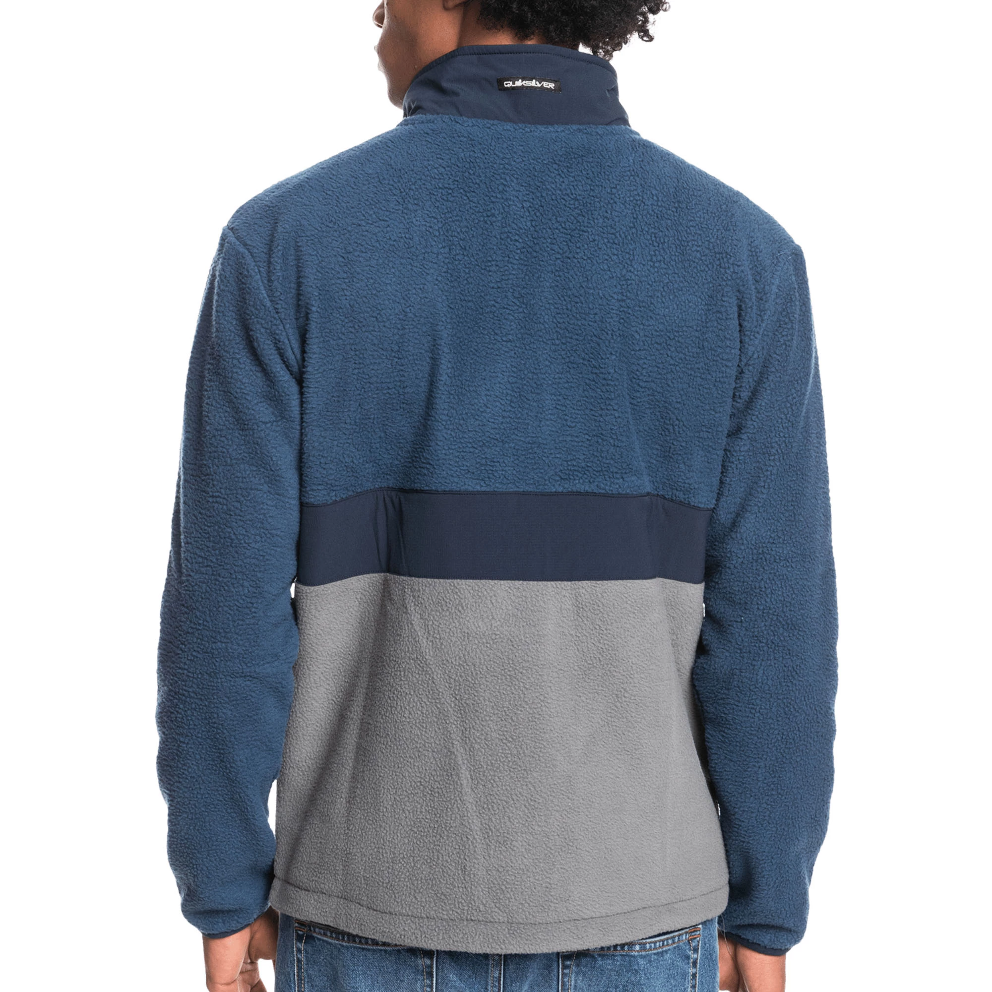 Quiksilver Men's Clean Coasts Half-Zip Fleece Pullover 2 Quiksilver Men's Clean Coasts Half-Zip Fleece Pullover - Image 2