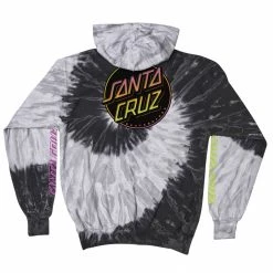 Santa Cruz Men's Contra Dot Hoodie- Tie Dye
