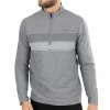 TravisMathew Mens Low Roller Quarter Zip Pullover
