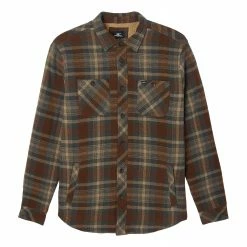 O'Neill ONeill Mens Redmond Sherpa Flannel Shirt