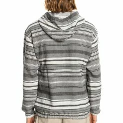 Quiksilver Men's Neo Blue Half-Zip Baja Jacket -686 shop unnamed file 6481